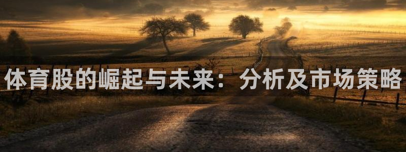 米兰体育官网下载招商：体育股的崛起与未来：分析及市场策略