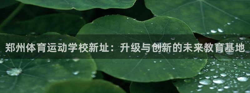 米兰体育官方正版app娱乐首页官网下载：郑州体育运动
