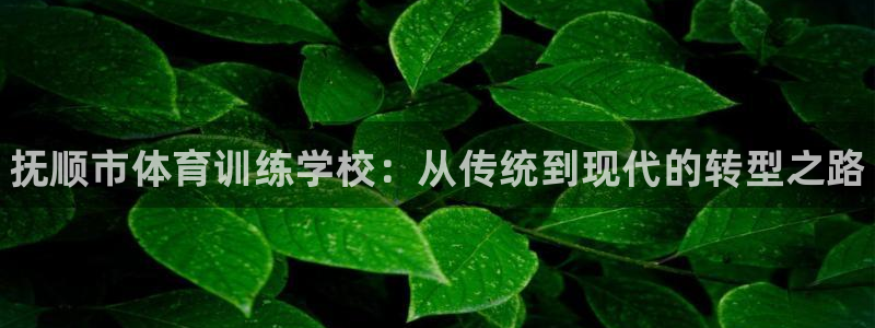 米兰体育官网下载平台：抚顺市体育训练学校：从传统到现